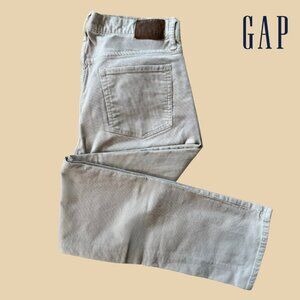 Gap Slim Fit Off-White Corduroy Jeans Size 31x32